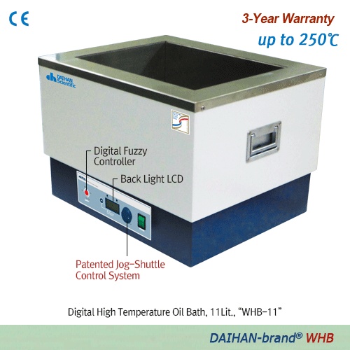 Bể ổn nhiệt dầu nhiệt độ cao 11 lít 250℃  WHB-11 230V DH.WHB00111